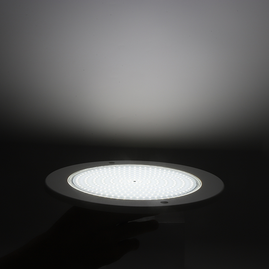 Ultra Slim 230mm Pond LED ABS Swimming Pool Lights RGBW Warm White Color Temperature IP68 Waterproof with External Control