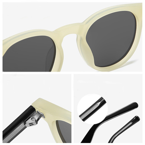 Offre Spéciale haute qualité UV400 <span class=keywords><strong>Polaroid</strong></span> lunettes de <span class=keywords><strong>soleil</strong></span> pour femmes cadre Transparent mode lunettes rondes cadre TR90 lunettes de <span class=keywords><strong>soleil</strong></span> 2025 - Product Image 3