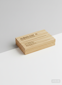 Tarjeta de Visita de Madera con Soluciones RFID F08 13.56 MHz, Tarjeta de Control de Acceso para Empresas - Product Image 2