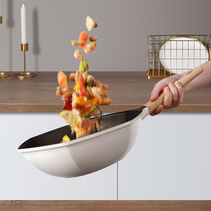 Sartén Wok Antiadherente de 28 cm Maple Leaf, Utensilios de Cocina Ligeros para Inducción con Tapa - Product Image 5