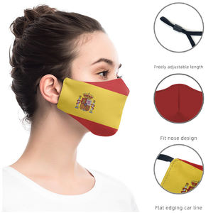 Masker Sutra Es Logo Kustom Masker Tahan Debu Dapat Dicuci Masker Katun Dapat Digunakan Kembali - Product Image 2