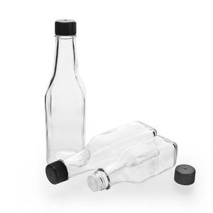 Bouteilles en verre recyclables en gros, étanches, style vintage, pour sauces piquantes, boissons et ketchup - Product Image 5