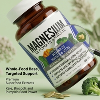 Capsules de glycinate de magnésium en marque privée OEM, services d'emballage personnalisé en marque privée