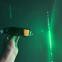 Lunettes LED laser rouge et vert, lunettes lumineuses pour DJ, technologie futuriste, lunettes LED pour boîte de nuit, cadeaux pour Halloween et Noël