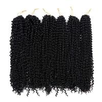 Extensions de cheveux synthétiques tressées au crochet de 18 pouces, type dreadlocks et Passion Twist, teintes, pré-bouclées, pré-torsadées, thermo-fixables à l'eau chaude