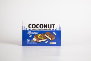 دبي نمط الكنافة جوز الهند الشوكولاته الصلبة الجوز بار بالجملة الحلال أوم شعار مخصص - Product Image 2