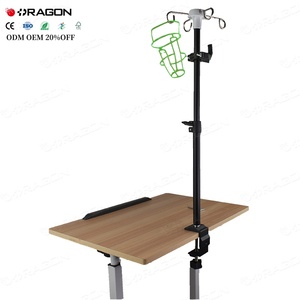 Support de perfusion médical moderne en acier inoxydable, pliable, portable et réglable pour <span class=keywords><strong>burette</strong></span> et perfusion intraveineuse - Product Image 4