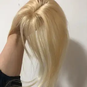 613 Silk Bangs Custom Farben Clip In Topper Mit Fransen Echthaar Für Frauen