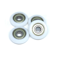 Roulettes de coffre pliantes en plastique à faible bruit 608ZZ 8x36x10mm