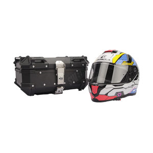Universal 28L Adventure Moto <span class=keywords><strong>Top</strong></span> <span class=keywords><strong>Case</strong></span> Tail Box Bagages Aluminium pour <span class=keywords><strong>Honda</strong></span> Kawasaki Suzuki Yamaha - Product Image 1