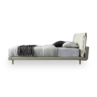 Tête de lit en bois rembourrée en cuir Orangefurn, format California King, en promotion mondiale