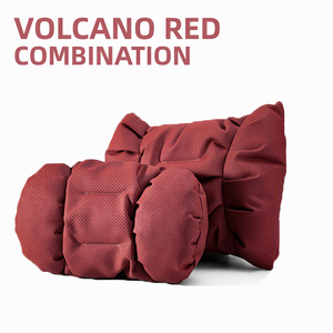 M New Luxury Business Car <b>Neck</b> <b>Pillow</b> Lumbar Support Stain-Resistant Leather Breathable Comfortable Highly Supportive <b>Pillow</b> - Product Image 5