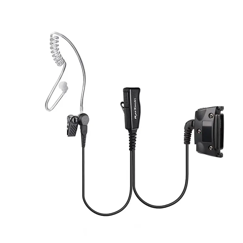 High quality Walkie talkie earphone Clear acoustic tube earpiece headset with Mic PTT for Nokia THR880i