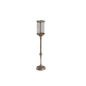 Vintage Style Floor Candle Holder Cylindrical Heat Resistant Wedding Decoration Outdoor Windproof Candlestick - Product Image 5