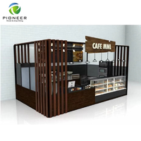 Support à café en bois personnalisé, présentoir pour thé aux bulles, Design de comptoir pour magasin de jus, livraison gratuite