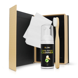Lussuosa soluzione di pulizia per gioielli naturali da 50ml, il Kit per la pulizia degli orologi include un panno per lucidare le spazzole - Product Image 1
