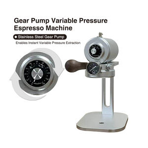 Machine à café semi-automatique en aluminium 24V 9 bars, pour extérieur et bureau, extraction à pression variable chaude et froide, machine à expresso électrique - Product Image 1