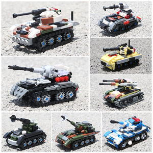 QIZHILE – ensemble de blocs de construction de modèle Robot Transformable 8 en 1, <span class=keywords><strong>Bloc</strong></span> de construction de réservoir à transformer en robot, <span class=keywords><strong>Bloc</strong></span> de construction à assembler soi-même - Product Image 2