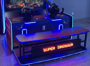 เครื่องเกมอาร์เคดยิงปืนในร่ม Artbel Super Dinosaur สำหรับ 2 ผู้เล่น ตู้เกมวิดีโอแบบหยอดเหรียญ สนุกสนาน โครงสร้างโลหะ รับประกัน 1 ปี - Product Image 4
