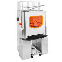 Presse-agrumes électrique commercial haut de gamme, machine automatique pour oranges et citrons, avec bol et filtre, 120W, 20 oranges/minute