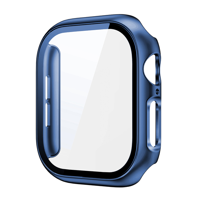High Quality Full Screen Hard Tempered Glass + PC Protector Watch Case for Apple IWatch Series 10 46mm 42mm protection Cover
