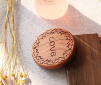 Ouvre-bouteille d'aimants ronds en bois multifonctions personnalisés pour réfrigérateur en gros