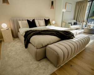 Updecors Italian Style Bedroom Furniturecaning Soft Feeling Velvet Bedroom Soft Bedroom Soft - Product Image 4
