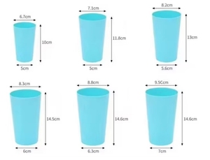 Vasos de Plástico para Estadios, Estilo Americano, Ecológicos, de 12oz/16oz, con Logotipo y Color Personalizados, Material PP Esmerilado, Embalaje Personalizado - Product Image 3