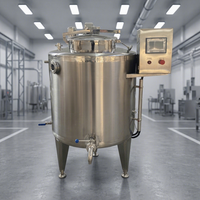 Chaîne de production de machines laitières chinoises 100l 150l 200l 300l 500l pour la fabrication de jus et de yaourt, cuve de fermentation, pasteurisateur