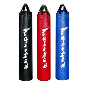 Custom PU PVC man leather empty boxing punching bags for fitness