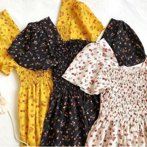 Macheda — robe <span class=keywords><strong>longue</strong></span> imprimée Floral, élastique, décontractée, chic, Corset, tenue <span class=keywords><strong>plissée</strong></span>, bon marché, nouvelle collection 2022 - Product Image 5