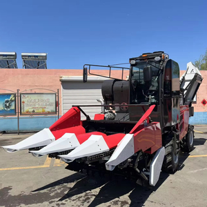 Wheat Rice Corn Harvester Semi-Automatic Gear Drive High Productivity 100-150HP Tractor Powered Field Peeling <strong>Stalk</strong> <strong>Ear</strong> - Product Image 1