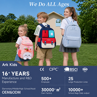 Sac à dos ultra-léger respirant et imperméable à motif fusée pour enfants, filles, garçons, bébés, voyages en plein air