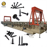 Ligne de phosphatation, ligne de production de vis pour cloisons sèches au phosphate, équipement d'électrodéposition pour le noircissement des vis en MDF