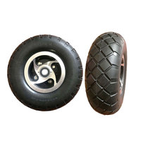 Roues en mousse PU de 10 pouces pour chariots utilitaires, chariots d'entrepôt, brouettes