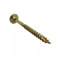 Vis à bois à tête plate, à tête cylindrique, à tête ronde, en zinc jaune, Torx, pour la menuiserie, le bois structurel, la construction, les charpentes de toit