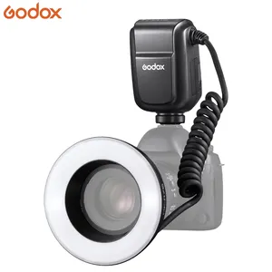 Godox-MF-R76C/N/S Led Ring Flash Speedlite 76ws Full-Power Knippert Dual-Flitsbuizen Vermogensaanpassing Van De Vermogensverhouding Voor Nikon