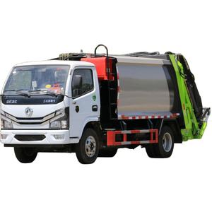 Dongfeng รถบรรทุกอัดขยะ5 M3ยูโร3 120L /240L ถังขยะขนาดเล็กสำหรับทำความสะอาดถนนรถจัดการขยะ - Product Image 1