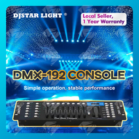 Consola de escenario profesional DMX 512 Controlador USB de 192 canales para iluminación LED