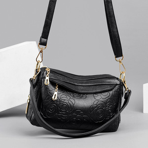 Sac à bandoulière pour femme en cuir PU souple, grande capacité, multi-compartiments, sac à main de marque pour femme, vente chaude - Product Image 2