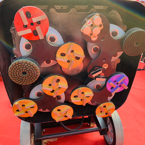 ヘビーデューティー自動4Kwコンクリートフロアグラインダー、遊星歯車システム銅線モーターエンジン＆ポンプ搭載、高速研磨用 - Product Image 4