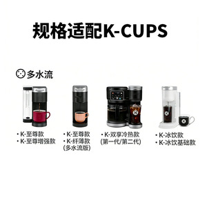 Filtro reutilizable de acero inoxidable K Cup para cafetera Keurig K Supreme Plus, taza de filtro reutilizable de 5 orificios - Product Image 3