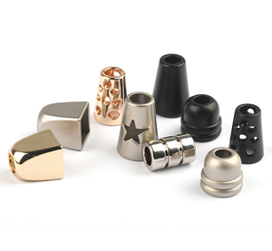 Wyse 3d biểu tượng tùy chỉnh dây kết thúc kim loại có thể điều chỉnh dây chuỗi dây khóa stopper miễn phí mạ hợp kim thời trang stoppers quần áo - Product Image 2