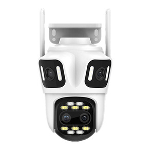 Caméra IP extérieure étanche Wifi Icse 12Mp HD Quad Camera PTZ 1080P avec vision nocturne et stockage sur le cloud - Product Image 2