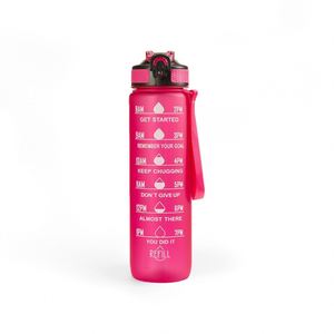 2026 Factory Supply Large Capacity Gym 1000ml Colorful Cheap <b>Water</b> <b>Bottle</b> <b>With</b> <b>Straw</b> - Product Image 2