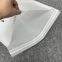 Sac à vêtements en papier ciré blanc écologique, sacs en papier glassine personnalisés de marque, protection de vêtements résistante et tendance