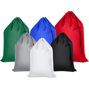 Bolsas de Lavandería de Poliéster Resistentes para Ropa Sucia, con Fondo Cuadrado, Bolsillo Grande y Asa para Recoger Prendas Sucias - Product Image 1