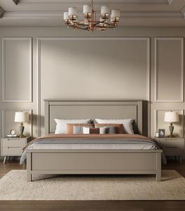 Set di Mobili per <span class=keywords><strong>Camera</strong></span> <span class=keywords><strong>da</strong></span> <span class=keywords><strong>Letto</strong></span> di Lusso, Design di Alta Gamma, Stile Antico, <span class=keywords><strong>Letto</strong></span> King Size in Legno di Betulla Massiccio per Arredamento Alberghiero - Product Image 5