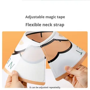 एलिज़ाबेटन कुत्ते सार्वभौमिक फिट पालतू जानवरों के लिए एंटी-स्क्रैचिंग विरोधी हेडगियर बिल्लियों के लिए सार्वभौमिक फिट पालतू जानवरों की आपूर्ति - Product Image 2