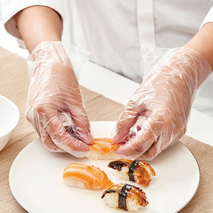 Gants jetables Matériau HDPE <span class=keywords><strong>Film</strong></span> PE épaissi de qualité alimentaire pour salon de beauté d'écrevisses à emporter Fabricants de pointe - Product Image 4